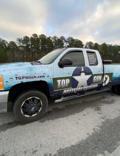 Top Gun Pressure Washing Truck